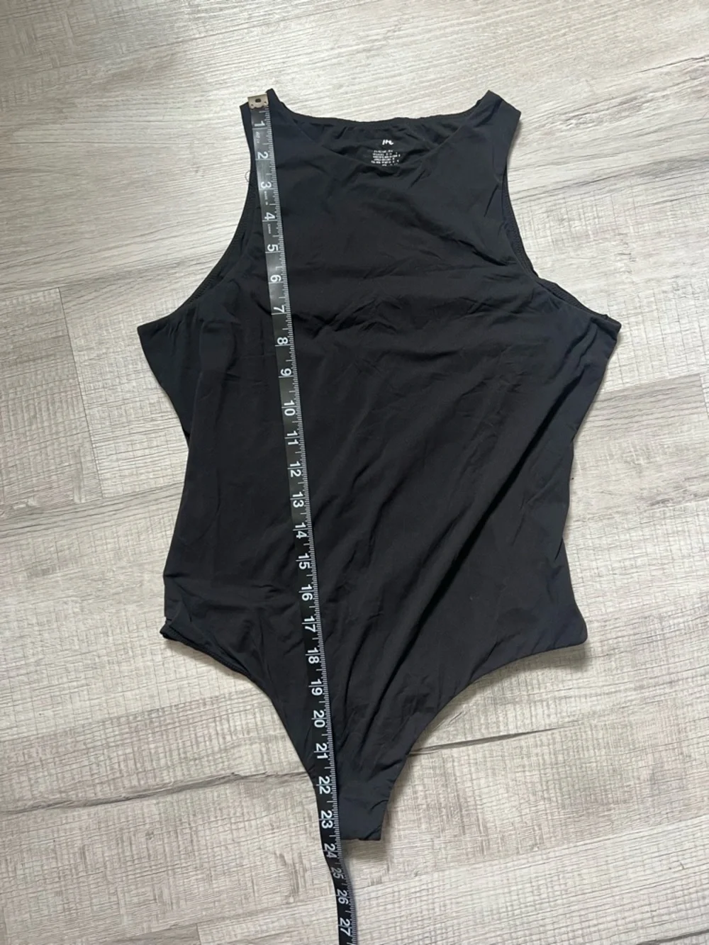 SKIMS HIGH NECK BODYSUIT Black One-Piece Size Medium